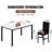 5 - Piece Faux Marble Breakfast Nook Dining Set-1489945329