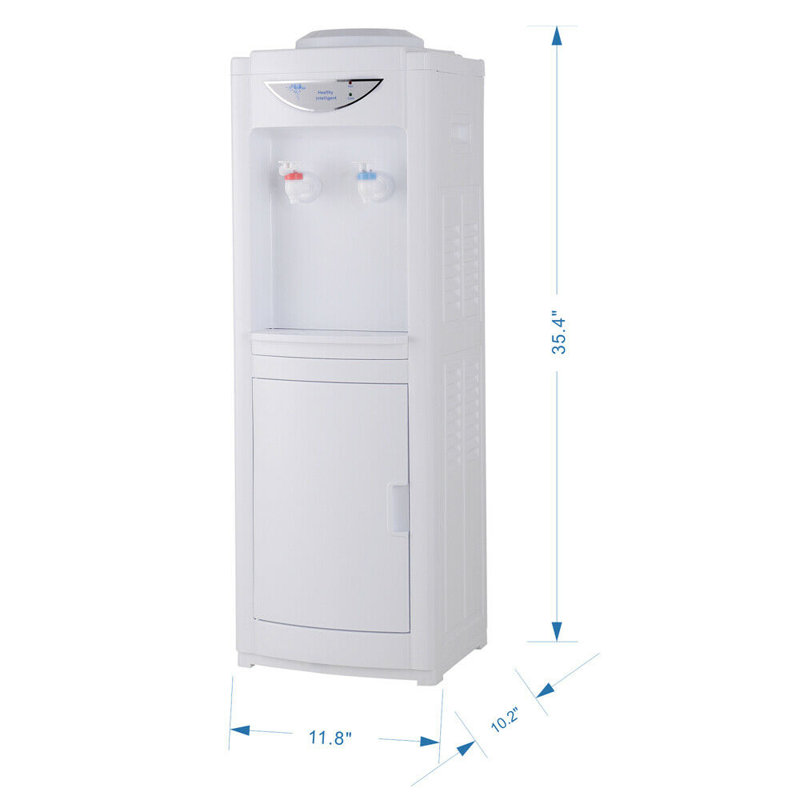 Distributeur de refroidisseur d'eau sur pied, Blanc