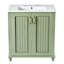 Ensemble de meuble-lavabo sur pied avec tiroir caché