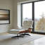 Fauteuil lounge en cuir avec bois massif-134994939