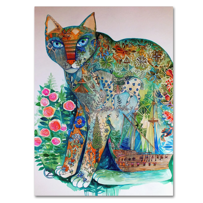 " Mediterranean Sea " by Oxana Ziaka, 24" H x 18" W