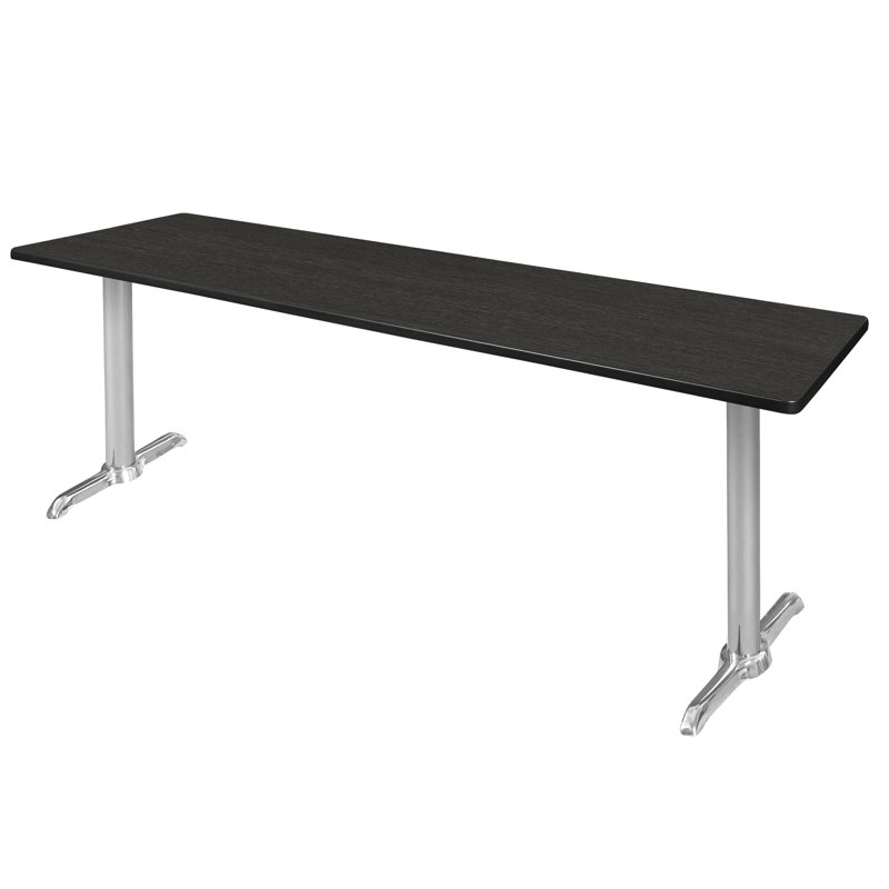 Cain Training Table & Base, 29" H x 84" L x 24" W, Ash Gray, Gray
