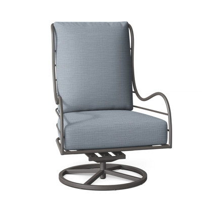 Outdoor Carmel Rocking Metal Chair with Cushions