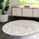 Glam Geometric White Silver Area Rug