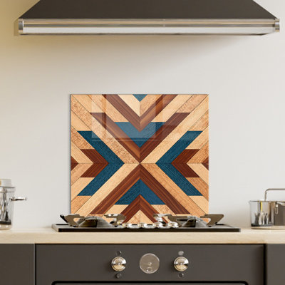 Élégante peinture décorative en verre trempé 23,6 po x 23,6 po | 100% verre trempé, épaisseur: 0,16 pouce | Parfait pour la décoration intérieure, le salon et le bureau | Pièce d'art moderne, durable et élégante