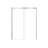 32.1'' W 78.7'' H Framed Rectangle Double Slide Shower Enclosure-94560084