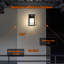 Lanterne murale solaire solaire d'extérieur Dusk to Dawn IP44