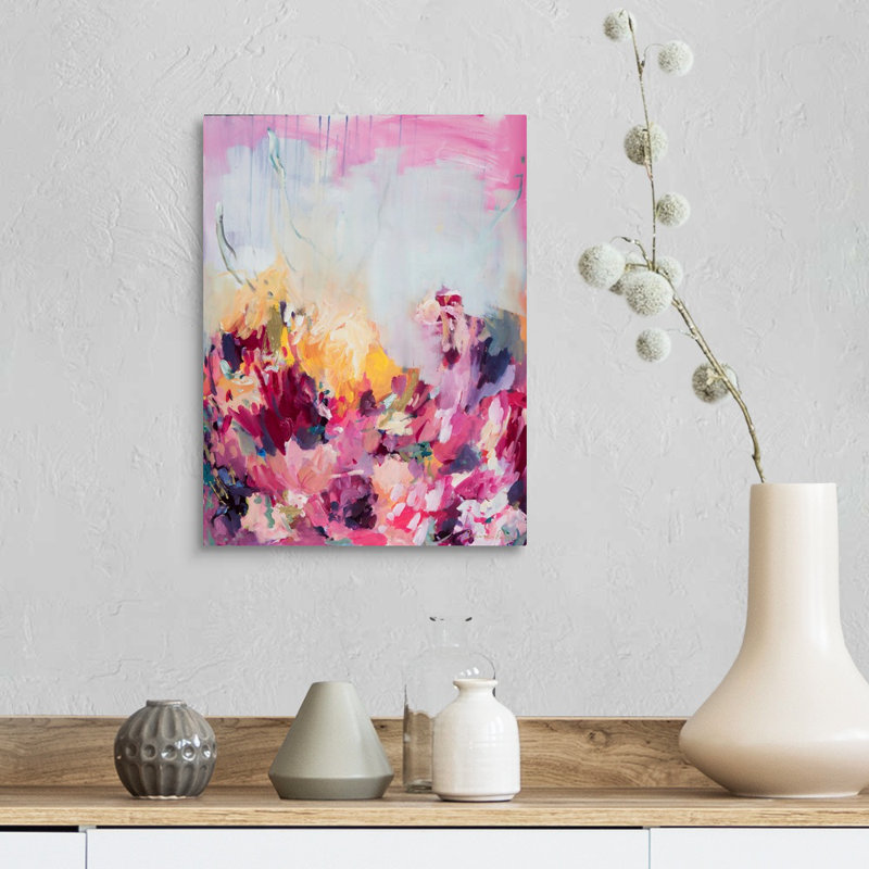«A Vision and a Force» par Amira Rahim, reproduction sur toile, Toile tendue, H 16 po x l 12 po x P 1,25 po