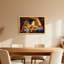 Animaux animaux reposant sur un lit royal avec rideaux-470188086-470188072-470188075