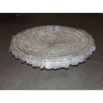 Fleur De Lis Living Metal Platter