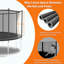 Trampoline 10 pi avec filet de sécurité, trampoline d'extérieur avec tapis de saut robuste et rembourrage pour enfants et adultes