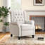 Fauteuil inclinable classique à dossier poussé de 29,5 po de large avec dossier et rivets-581751057