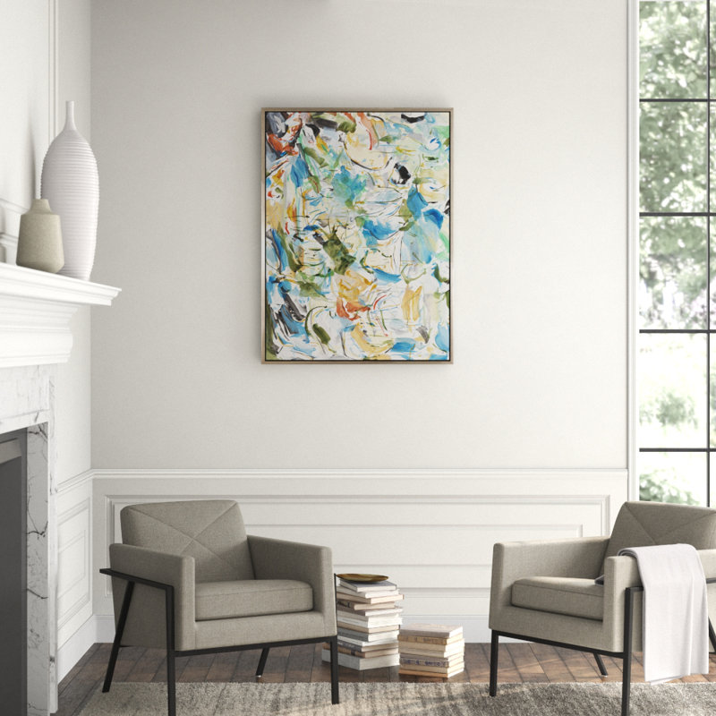 Blue Frenzy Painting