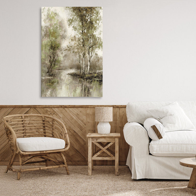 Impressionniste, impression sur toile, par T.C. Chiu, H 30 po x l 20 po