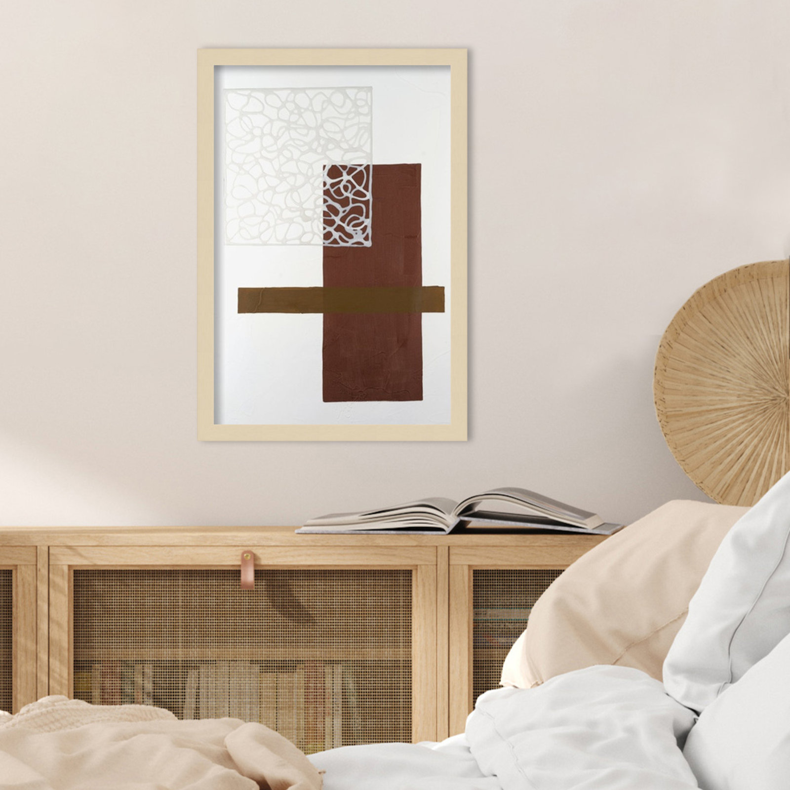 Nooks and Crannies No. 4 Print, Brown, 21" H x 15" W