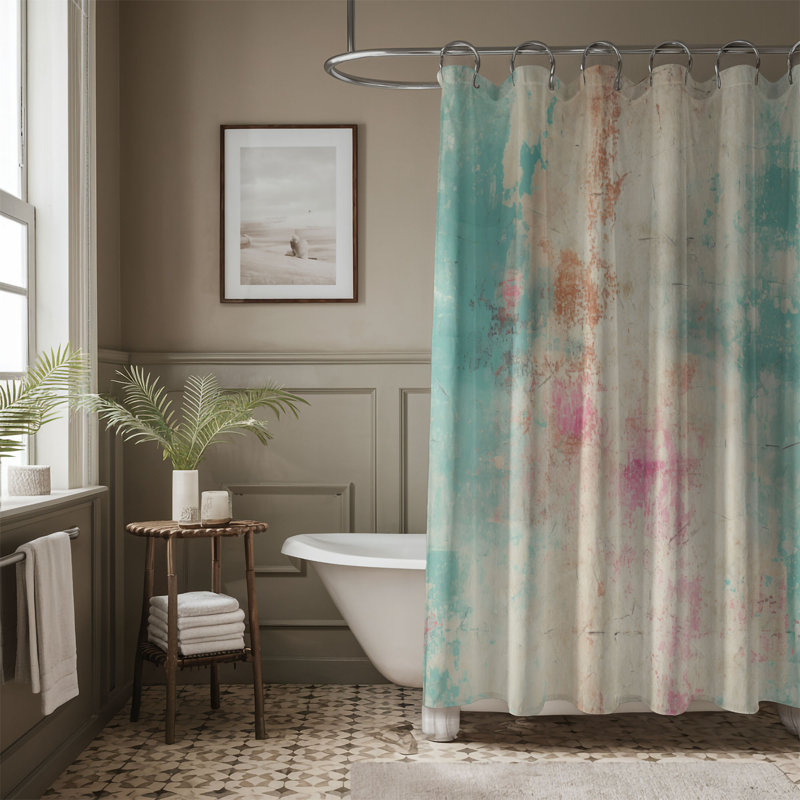 Rideau de douche Teal Classic - Premium, H 74 po x l 71 po