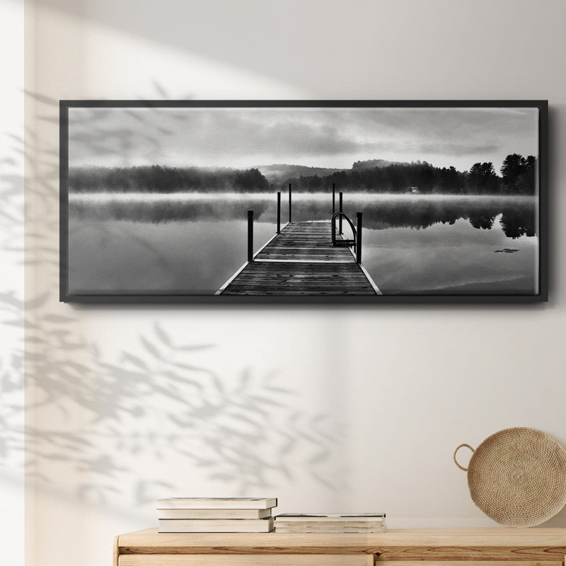 August's Garden I- Framed Canvas