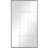 Glass Grid Style Panel Black Wall Mirror-1588892494