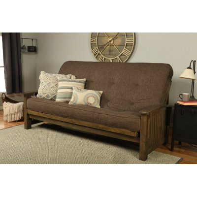 Stratford Queen 87" Wide Loose Back Futon and Mattress
