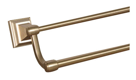 Stratton Bath Double 32" Wall Mounted  Towel Bar, Brushed Bronze