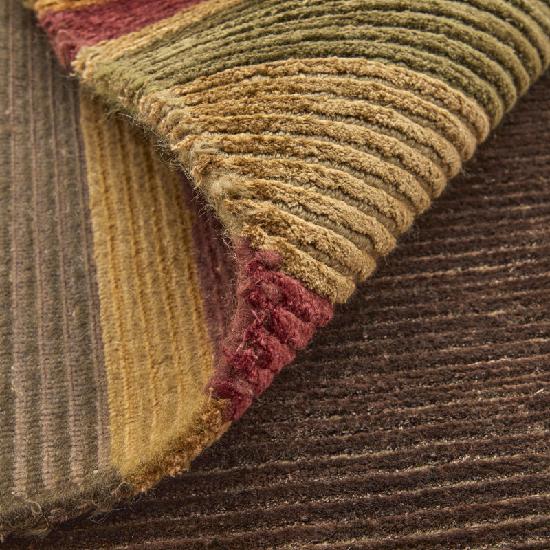 Tapis d'intérieur en laine Brnaby 5 pi 6 po x 8 pi 6 po