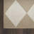 8' Natural And Ivory Geometric Power Loom Washable Non Skid Runner Rug
