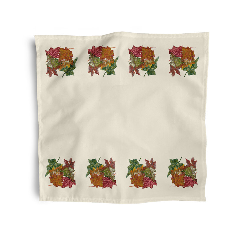 Chloegrace Polyester Rustic Napkins, Ivory