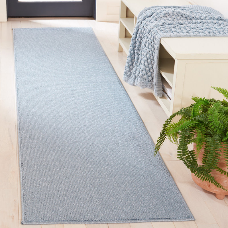 Tapis de couleur unie Journey River Performance, Tapis de couloir 2 pi 2 po x 8 pi