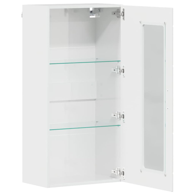 Rectangle Accent Cabinet, High Gloss White