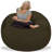 Bean Bag Chair: Giant 5' Shredded Memory Foam Filled Furniture Bean Bag with Removable and Machine Washable Cover - Big Bean Bag Sofa Lounger with Soft Micro Fiber Cover - Multiple Colors and Fabrics-1059799736