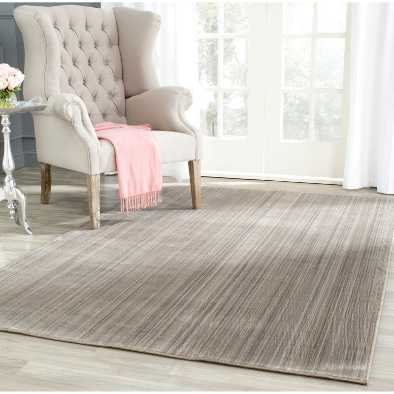 Sarabia Infinity Performance Solid Color Rug, Rectangle 4' x 6'
