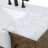 Pelaghia 42 " W Freestanding Standard Free Standing 1 Single Vanity Bathroom Vanity With Marble Top-57367873