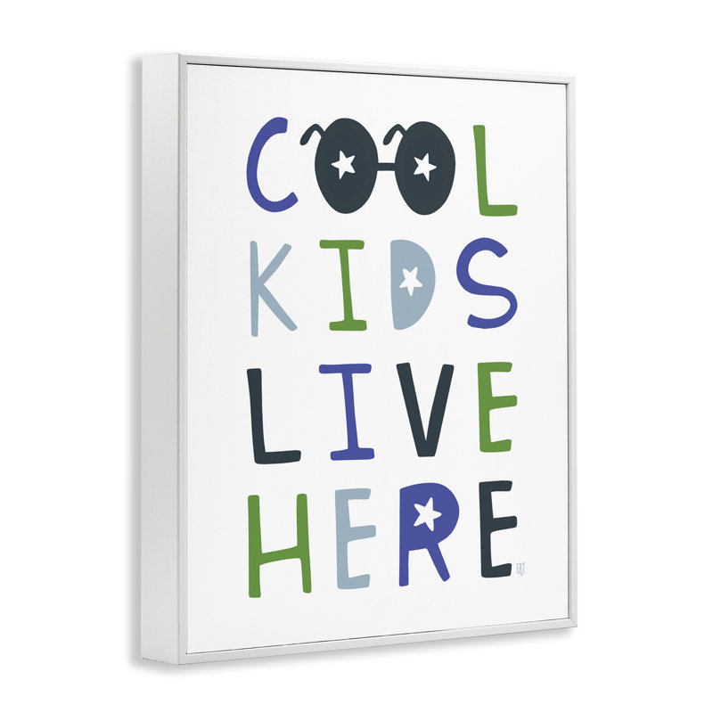 «Cool Kids Live Here», estampe numérique, conception par Elizabeth Tyndall, H 30 po x l 24 po