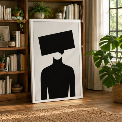 Geometric Mind Minimalist - Wrapped Canvas