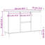 Mariolino 104cm Sideboard-104156672