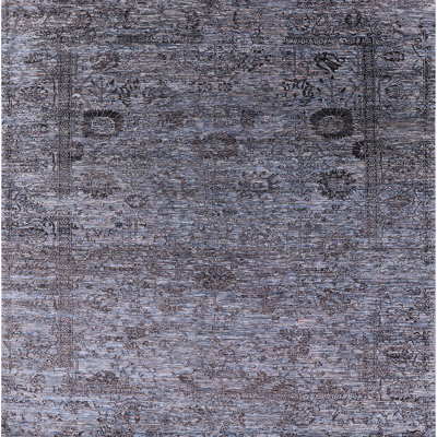 Tapis oriental noir / mauve Hailesboro