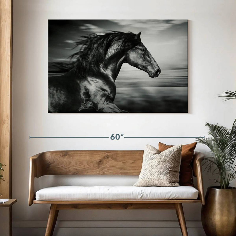 Brampt Thoroughbred, 32" H x 48" W