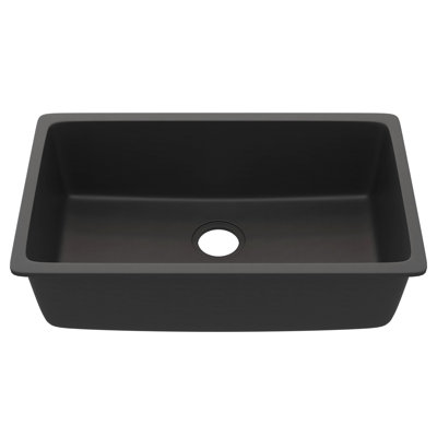 Évier de cuisine StoneCore à cuve de 30 pouces, couleur graphite