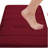 3-piece Memory Foam Bathroom Rug Set Burgundy