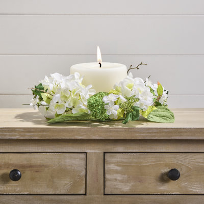 Couronne d'hortensia de jardin 16 po