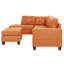 Module de siège simple 30 po x 26 po pour canapé modulaire modulaire, assise profonde, chenille, 2 couleurs-1356772795