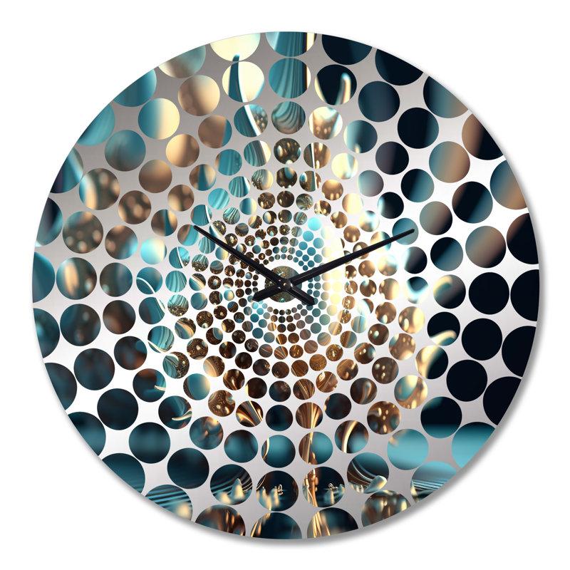 Horloge murale Tigard - Fractals, Très grand