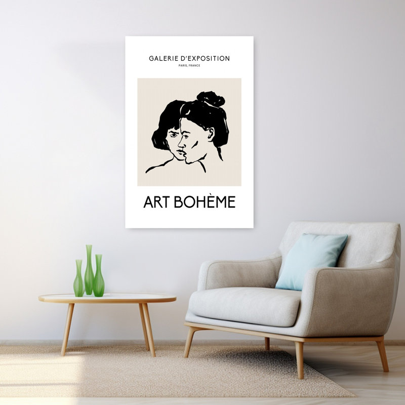 Art contemporain, art contemporain abstrait, H 48 po x l 32 po