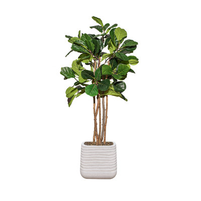Figuier artificiel en pot 67,57 po