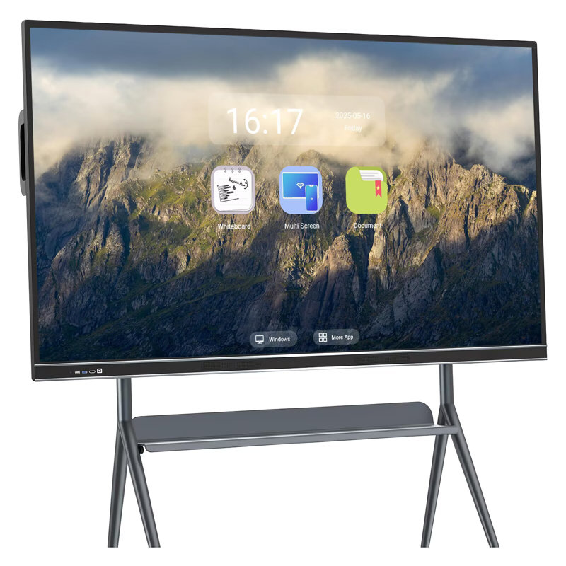 JYXCN 86 Inch 2160p Smart Board, Interactive Whiteboard Multi-Touch for Education & Business(Include Wall Mount)