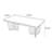 Modern light luxury home rectangular dining table-106436830