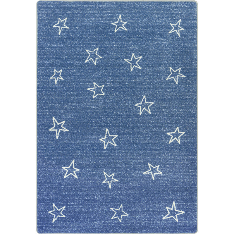 Shine On Blue Skies by Joy Carpets Area Rug, Rectangle 7'8" x 10'9"
