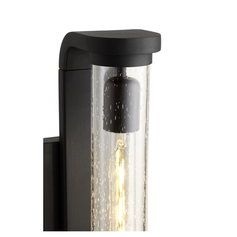 Plafonnier encastré noir H 19 po, H 15 po x l 4,75 po x P 5,5 po