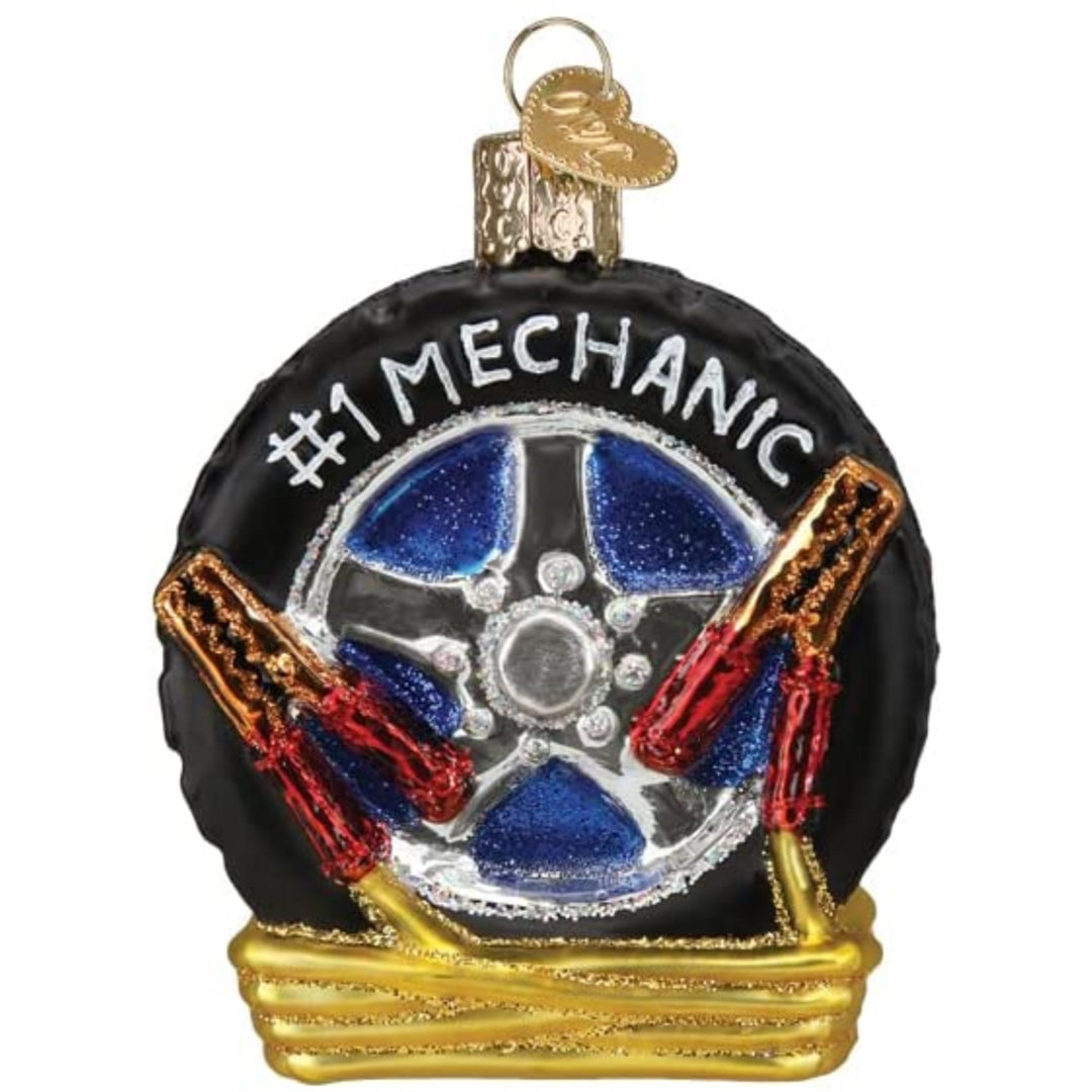 3.75'' Handmade Glass Hanging Figurine Ornament Old World Christmas