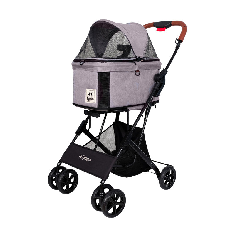 Nimbus Gray 3-in-1 Pet Stroller, Carrier, and Car Seat